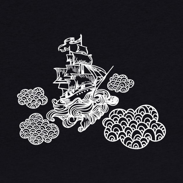 the ships in the sky by BeDesignerWorld